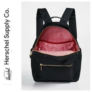 Herschel Black Nova Mid Size Backpack.